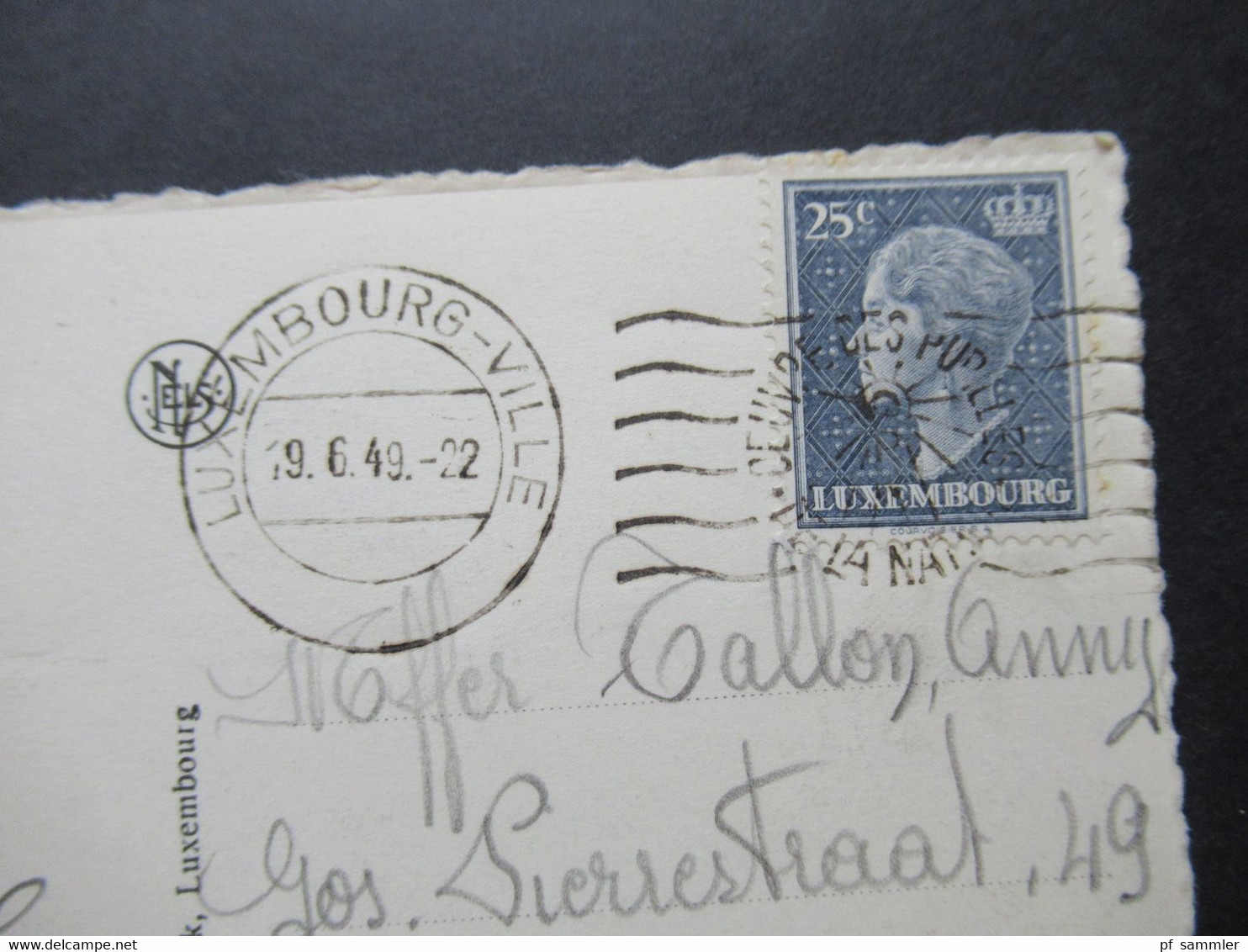 AK Luxemburg / Luxembourg Panorama Stempel Luxembourg Ville 19.6.1949 Verlag E.A. Schaack - Luxemburg - Stad