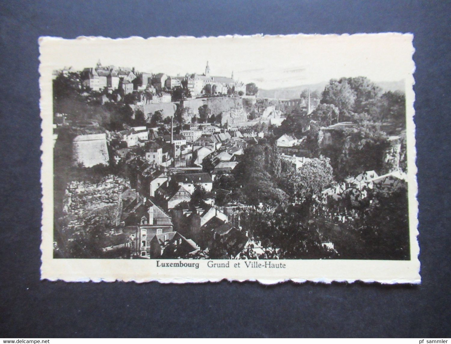 AK Um 1946 Luxemburg / Luxembourg Grund Et Ville Haute Verlag Messageries Paul Kraus - Luxembourg - Ville