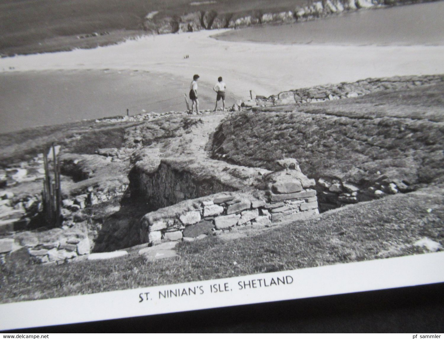 Echtfoto AK Schottland St. Ninian's Isle Shetland Picture Copyright Of The Shetland Times Ltd. - Shetland