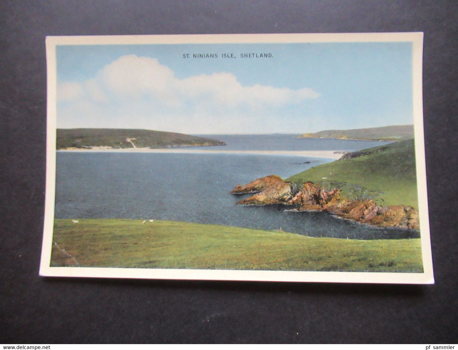 Foto AK Schottland St. Ninians Isle Shetland Picture Copyright Hughson Brothers Lerwick Shetland - Shetland