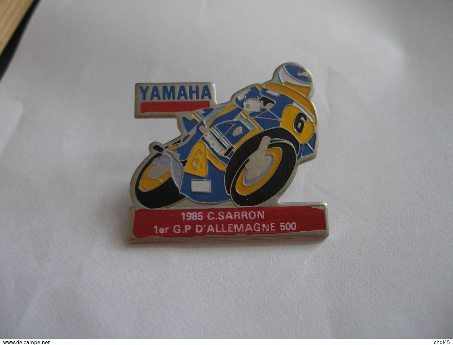 Moto YAMAHA C SARRON 1985  1er GP ALLEMAGNE 500 - Motos