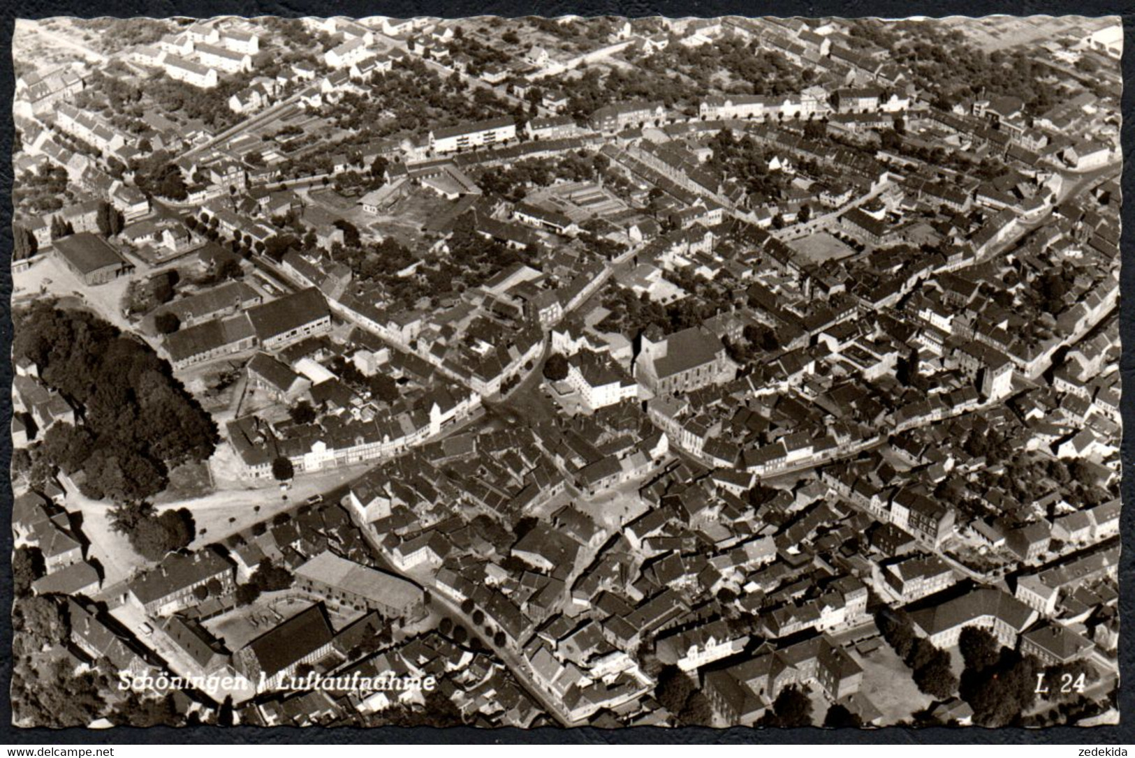 B1279 - Schöningen Luftbild Luftaufnahme - Verlag Lagerbauer - Helmstedt