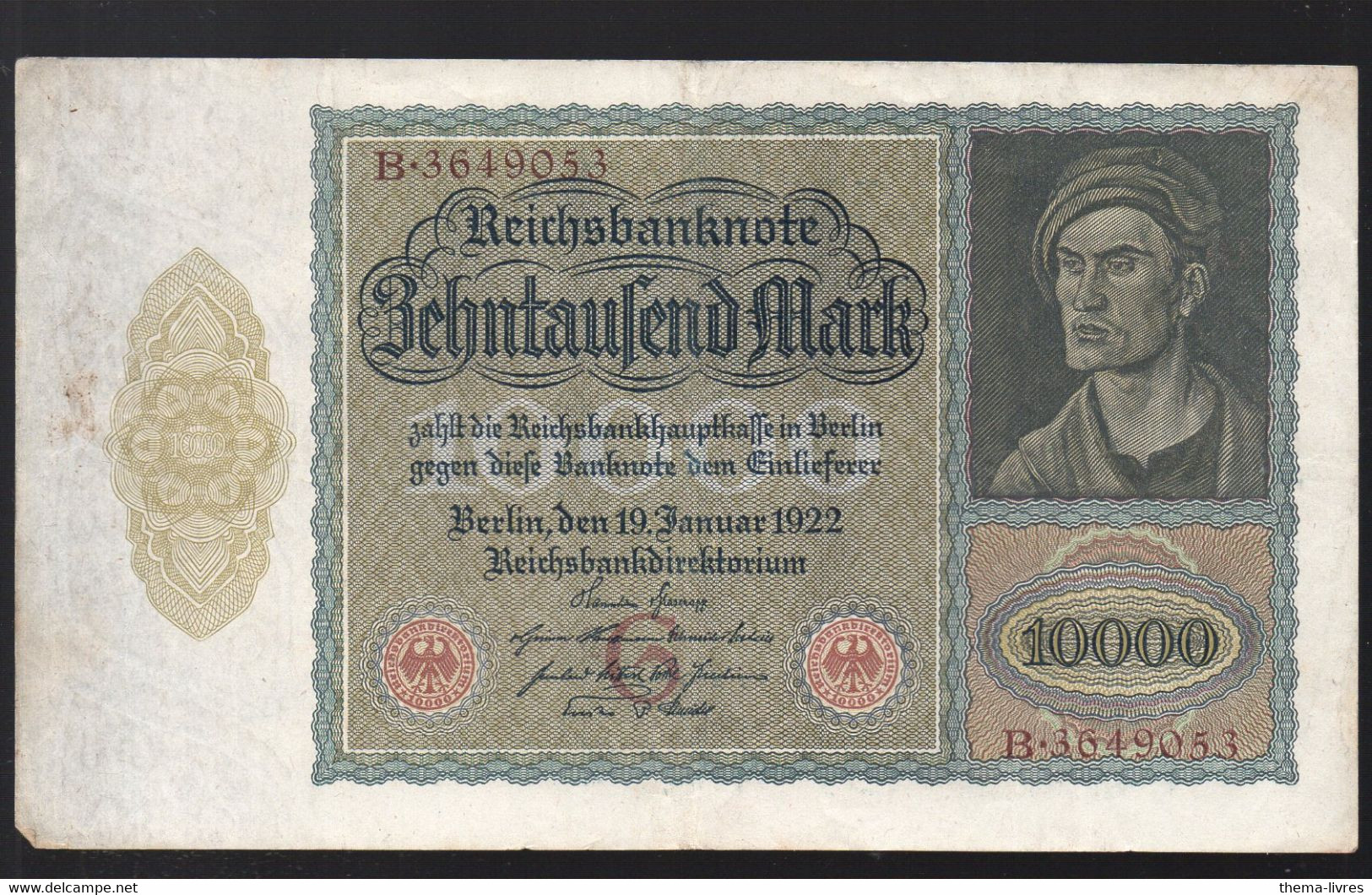 (Allemagne ) Billet De  1000 Marks  1922  (M2869)) - 10.000 Mark