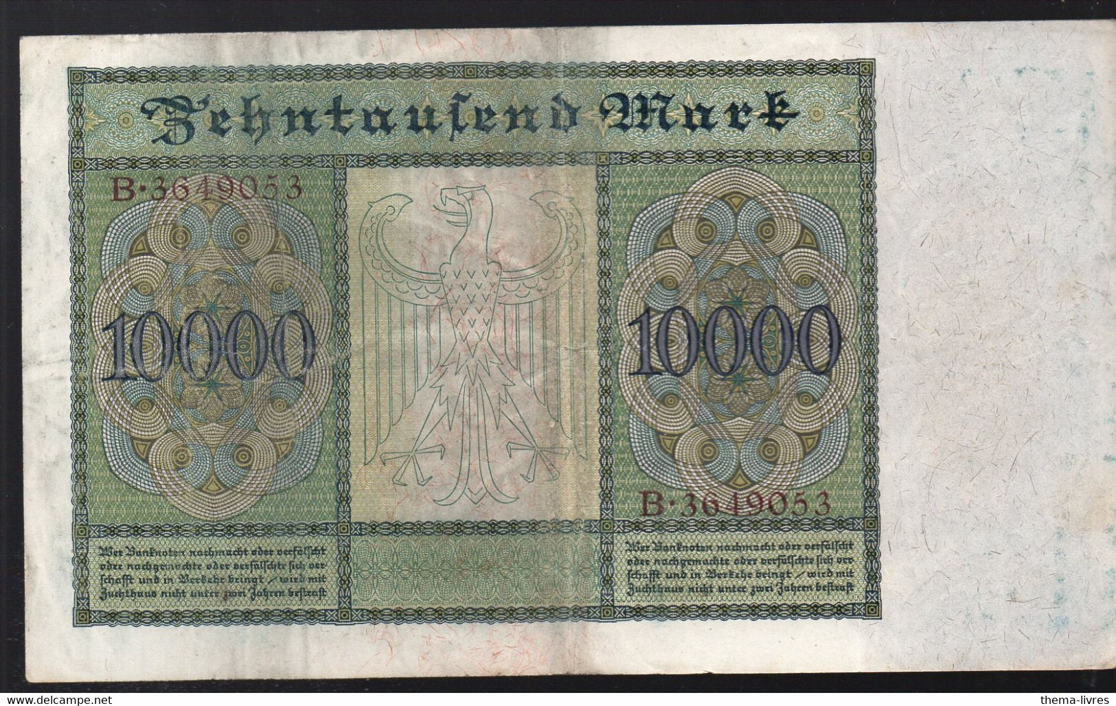 (Allemagne ) Billet De  1000 Marks  1922  (M2869)) - 10000 Mark