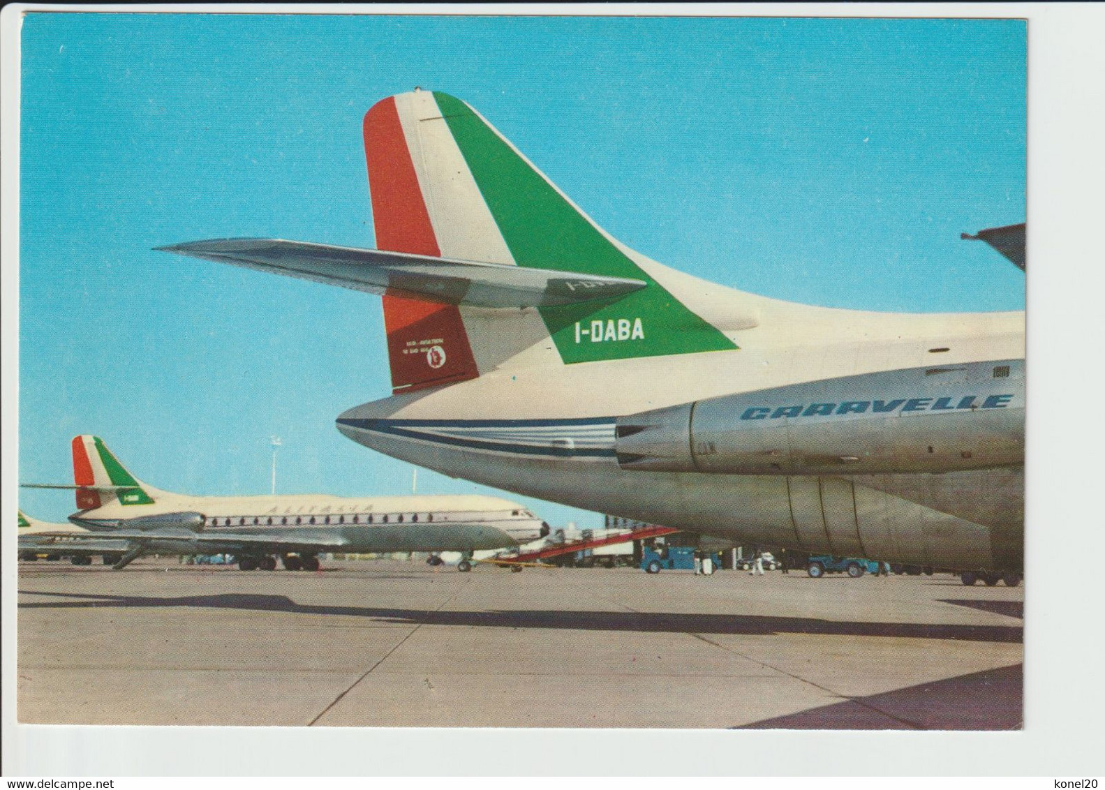 Vintage Rppc Alitalia Caravelle VI S.E. 210 Aircraft - 1919-1938: Entre Guerres