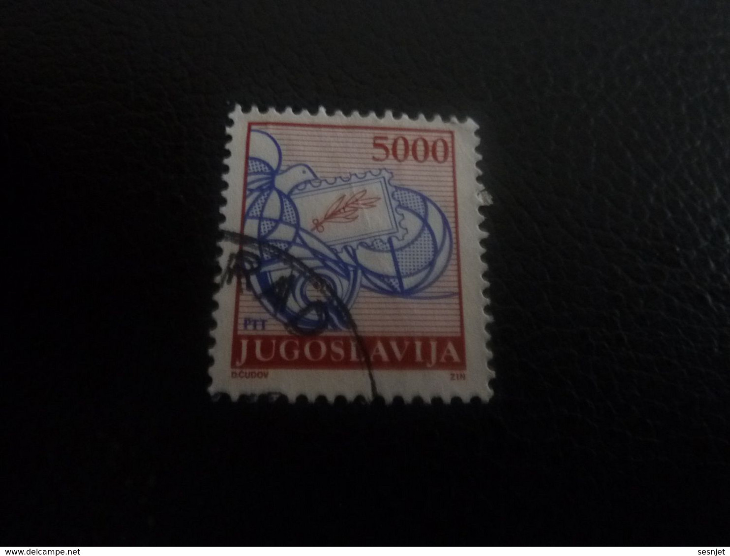 Ptt - Jugoslavija - Val 5000 - Bleu Et Orange - Oblitéré - - Used Stamps