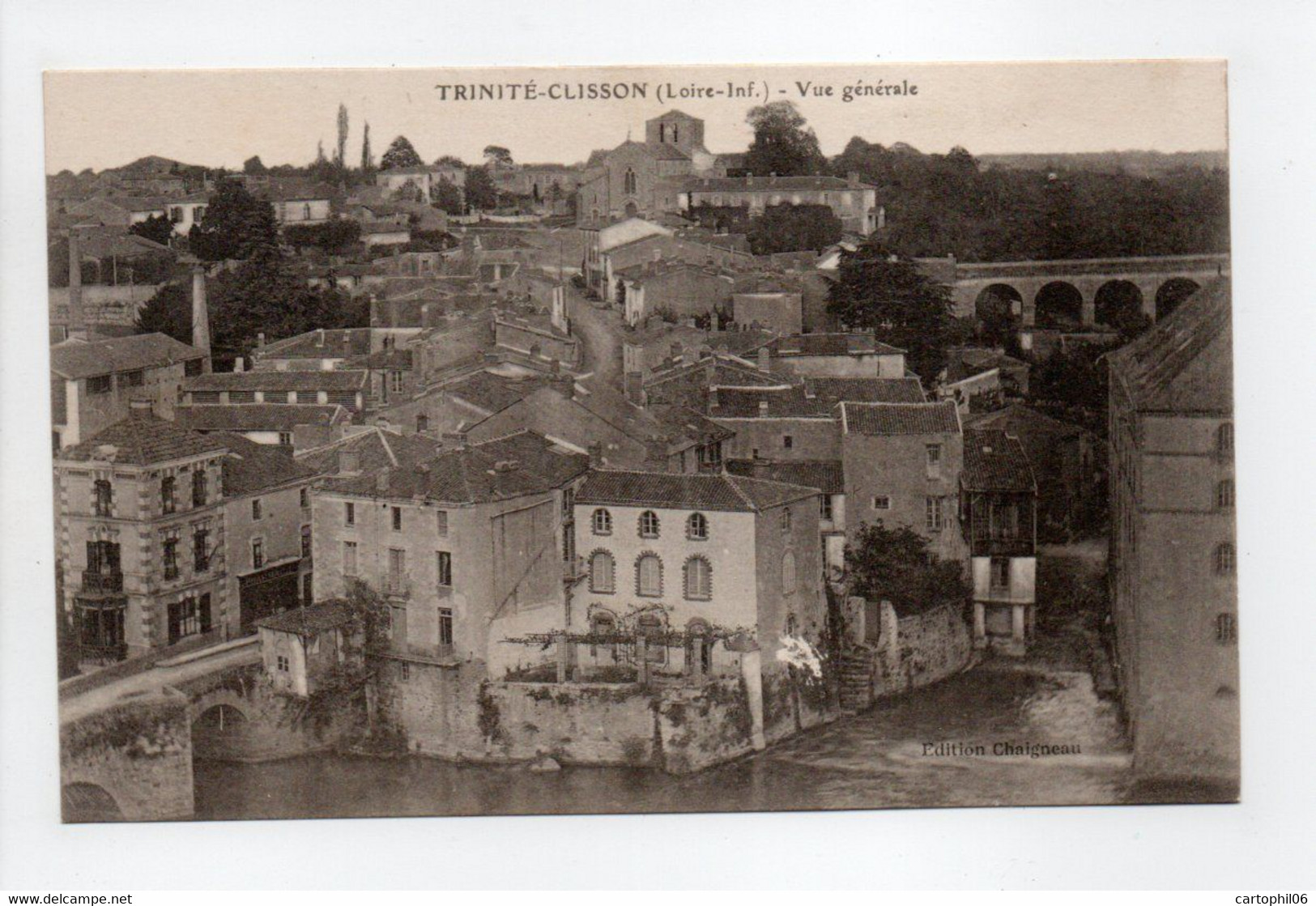 - CPA TRINITÉ-CLISSON (44) - Vue Générale  - Edition Chaigneau - - Clisson