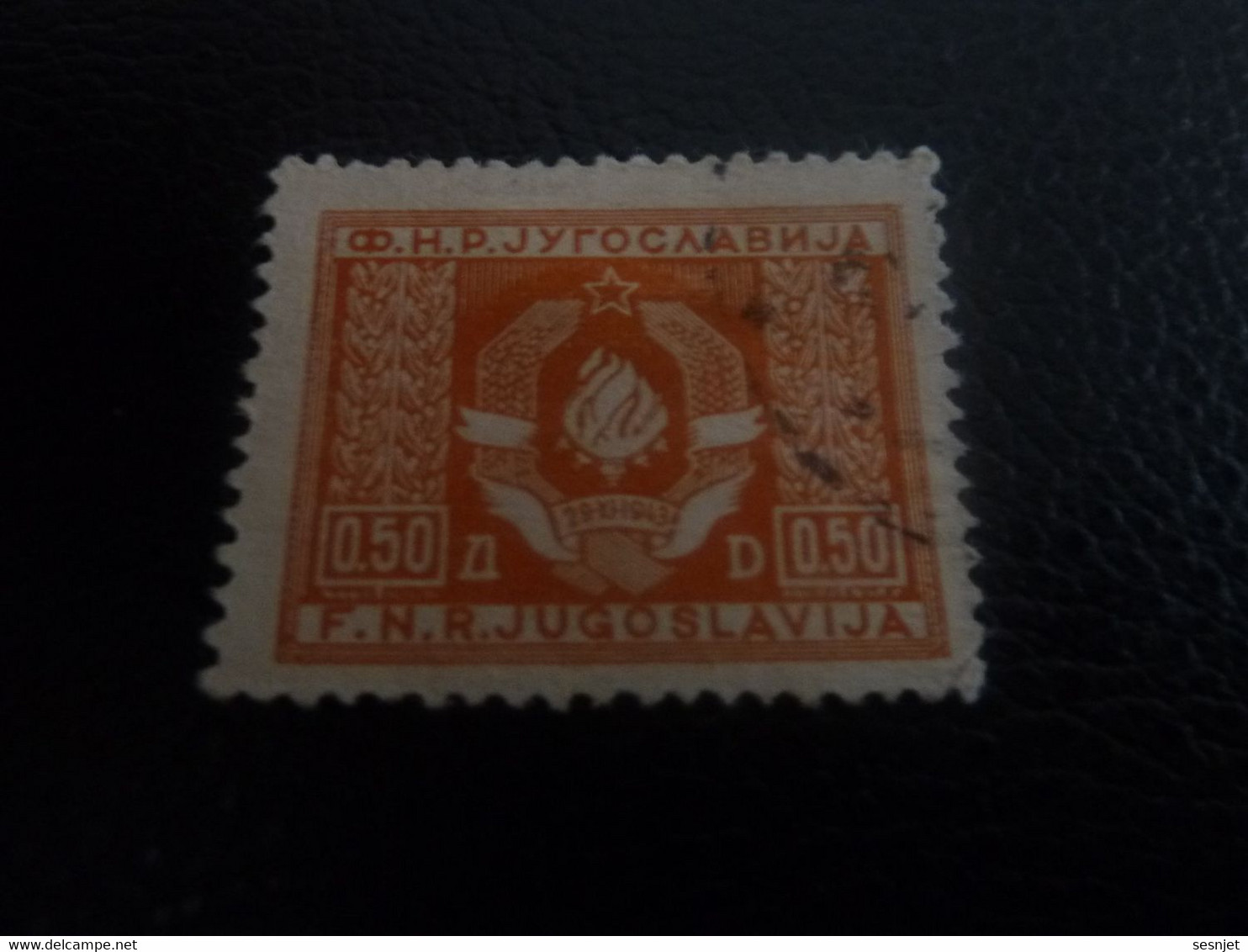 Fnr - Jugoslavija - Hp Jyrocaabnja - Val 0.50 - Orange - Oblitéré - - Used Stamps