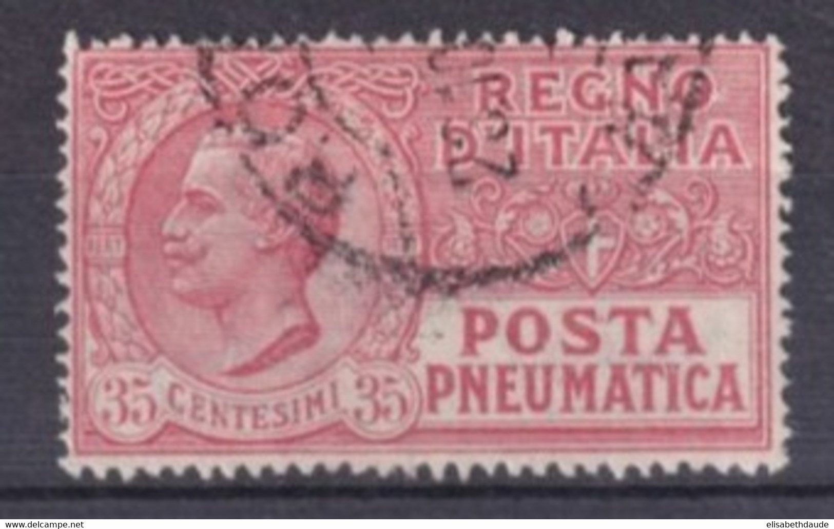 ITALIE - 1928 - PNEUMATIQUE - YVERT N°13 OBLITERE - COTE = 60 EUR. - Oblitérés