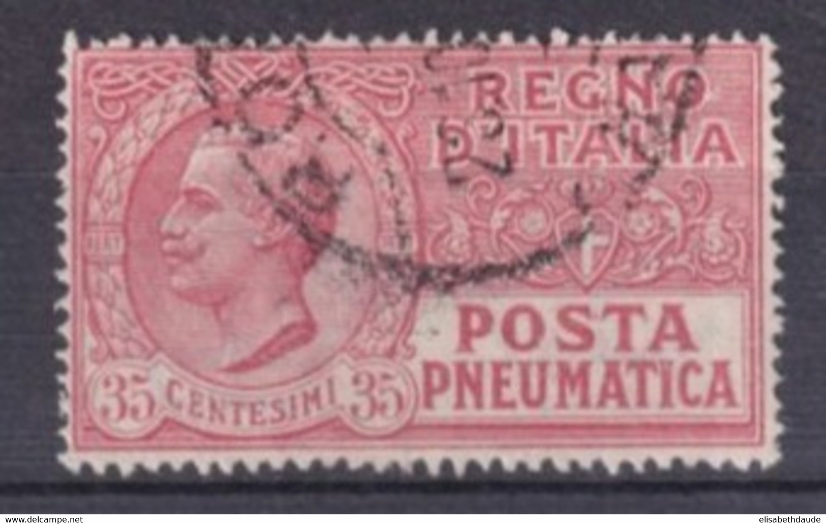 ITALIE - 1928 - PNEUMATIQUE - YVERT N°13 OBLITERE - COTE = 60 EUR. - Used