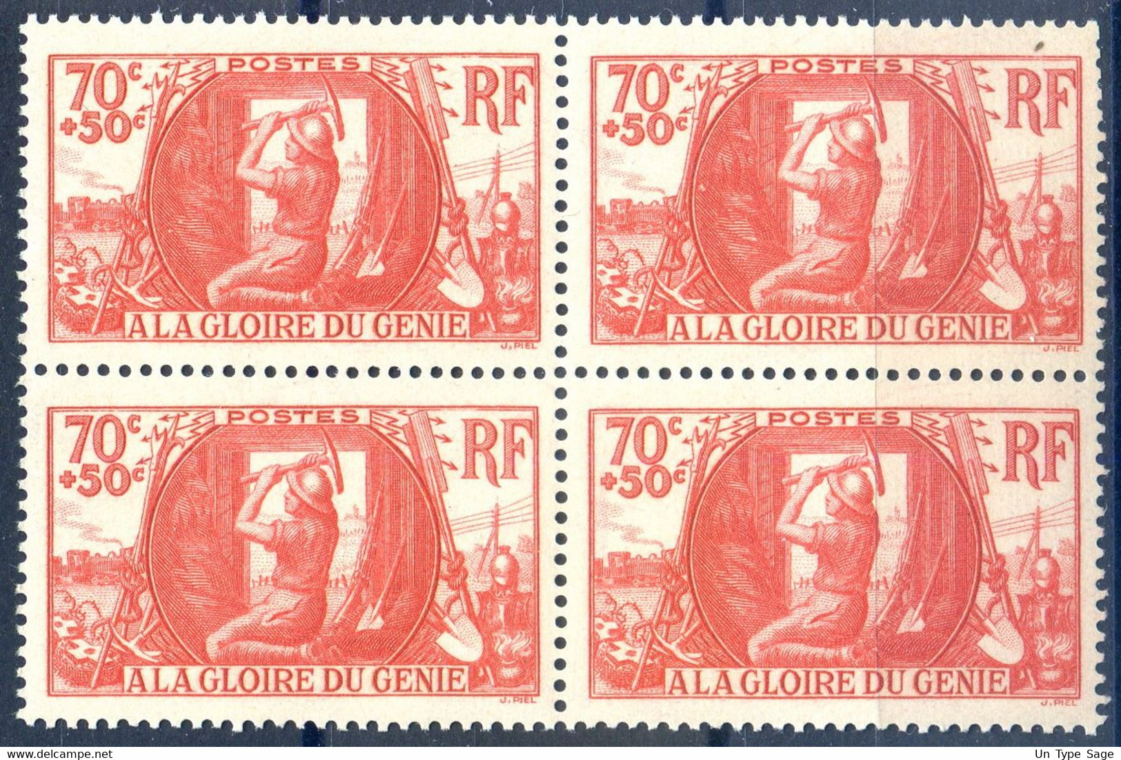 France N°423 -bloc De Quatre (4) Neuf** - (F631) - Neufs