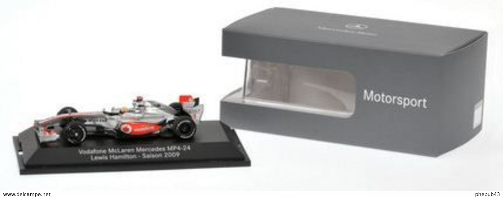 McLaren Mercedes MP4-24 - Lewis Hamilton - FI Season 2009 #1 - Minichamps (Mercedes Box) - Minichamps