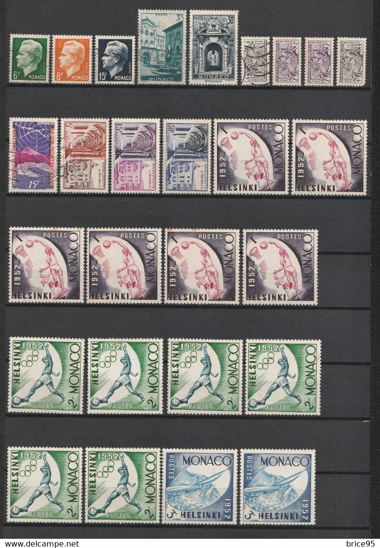 ⭐ Monaco - Lot De Timbres ⭐ - Lots & Serien