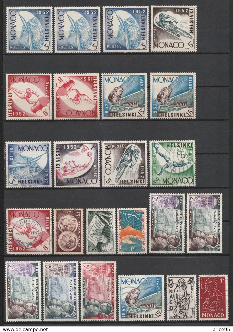 ⭐ Monaco - Lot De Timbres ⭐ - Verzamelingen & Reeksen