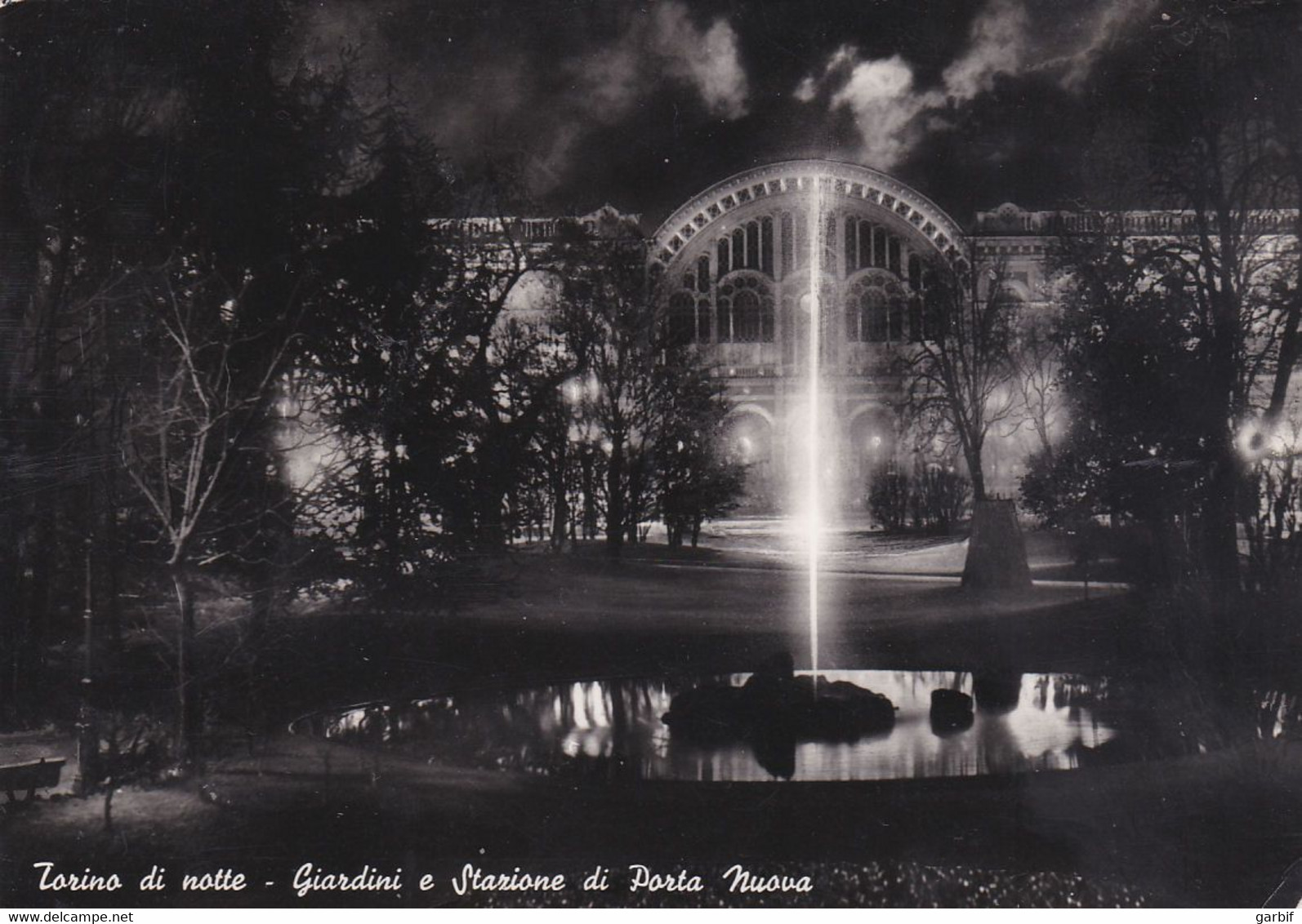 Torino Di Notte - Giardini E Stazione Porta Nuova - Fg Vg - Stazione Porta Nuova