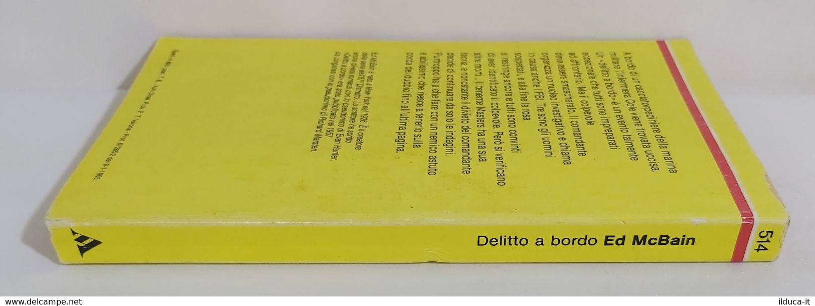 I101724 Ed McBain - Delitto A Bordo - Classici Giallo Mondadori N. 514 - Thrillers