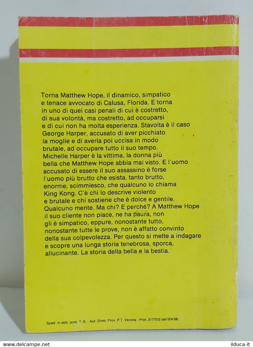 I101694 Ed McBain - La Bella E La Bestia - Giallo Mondadori N.1895 - Policíacos Y Suspenso