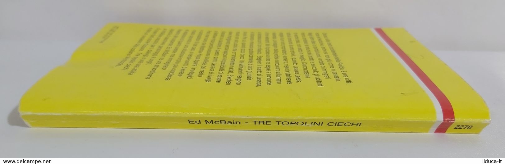 I101693 Ed McBain - Tre Topolini Ciechi - Giallo Mondadori N.2270 - Thrillers