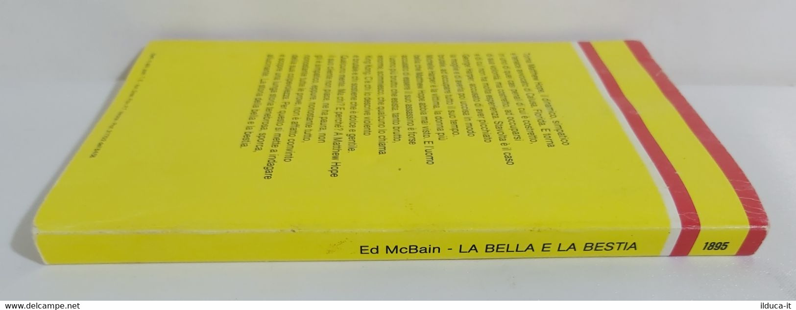 I101691 Ed McBain - La Bella E La Bestia - Giallo Mondadori N.1895 - Policíacos Y Suspenso