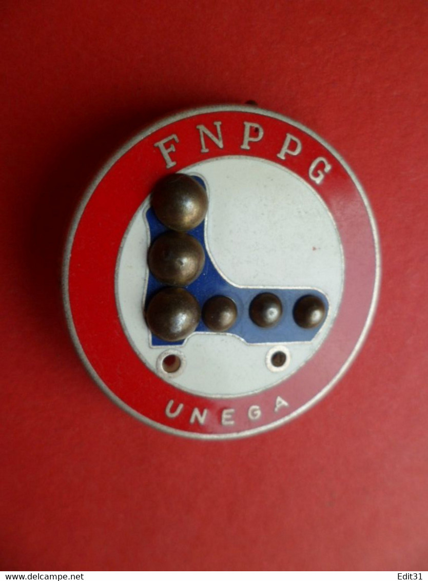 No Pins - Rare Médaille Broche Email EGF - Sport Professeur Entainneur Patinage Artistique FNPPG - UNEGA - Signé Fraisse - Eiskunstlauf