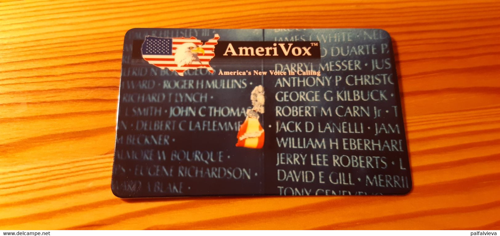 Prepaid Phonecard USA - AmeriVox - Vietnam Memorial Wall - Amerivox