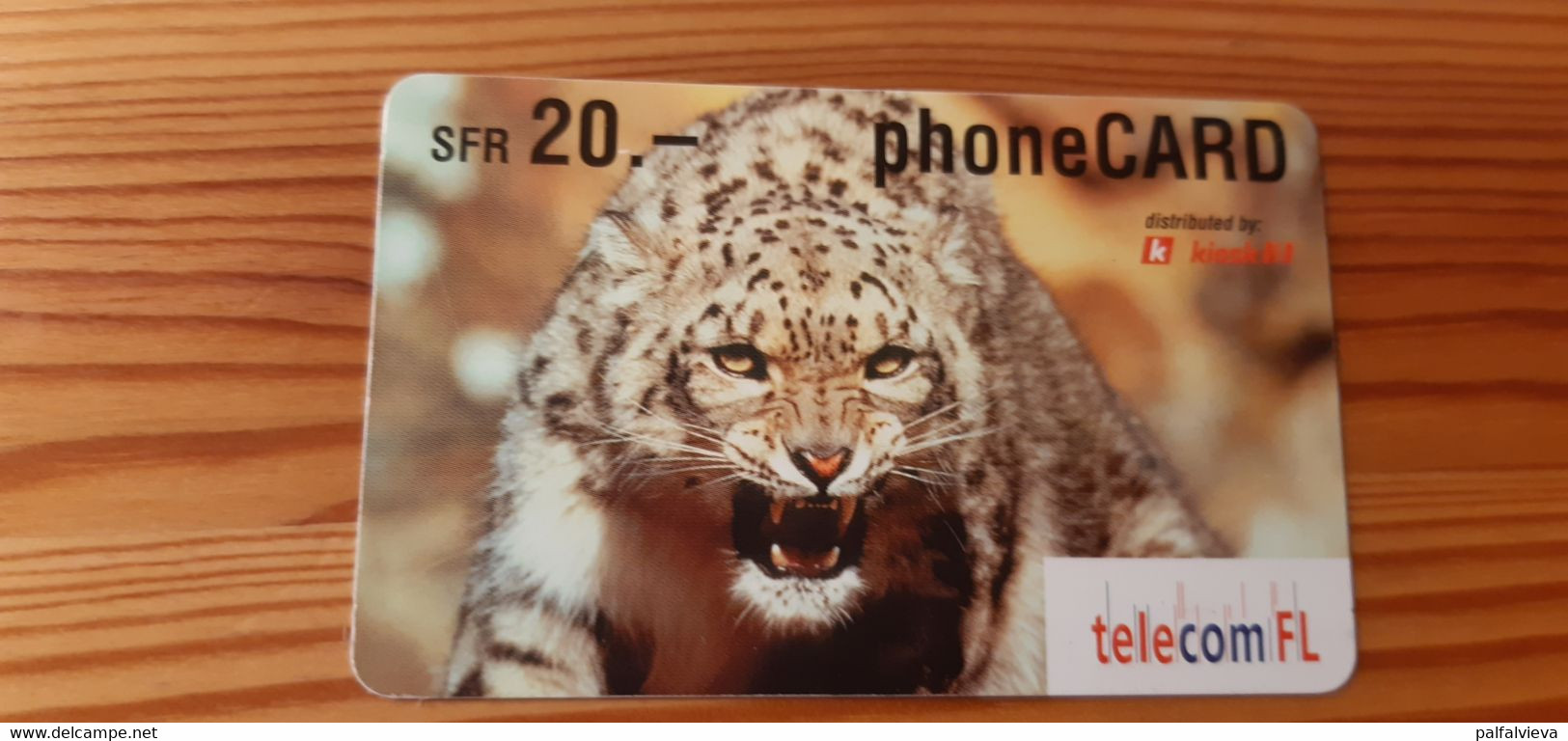 Prepaid Phonecard Liechtenstein - Cheetah - Liechtenstein