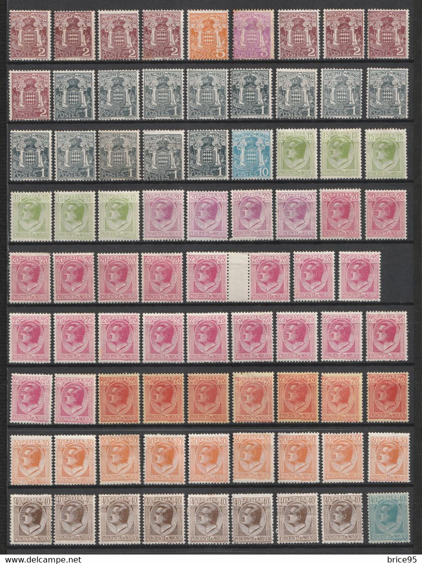 ⭐ Monaco - Lot De Timbres ⭐ - Verzamelingen & Reeksen