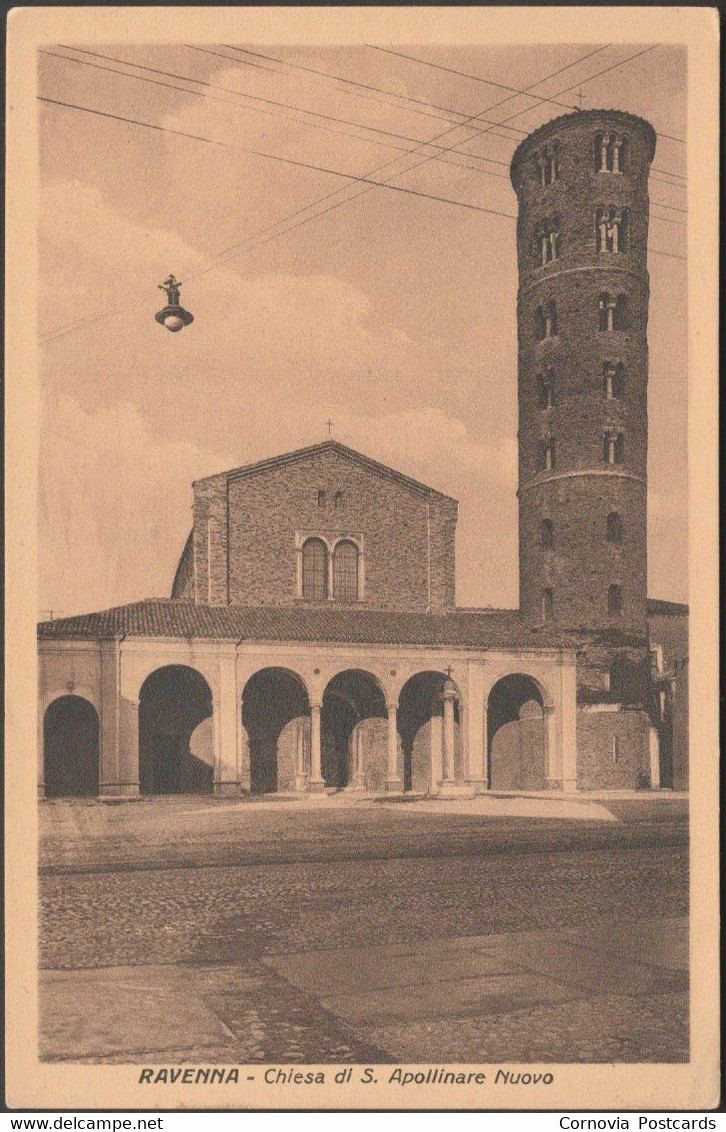 Chiesa Di Sant'Apollinare Nuovo, Ravenna, C.1920s - Lavagna Cartolina - Ravenna