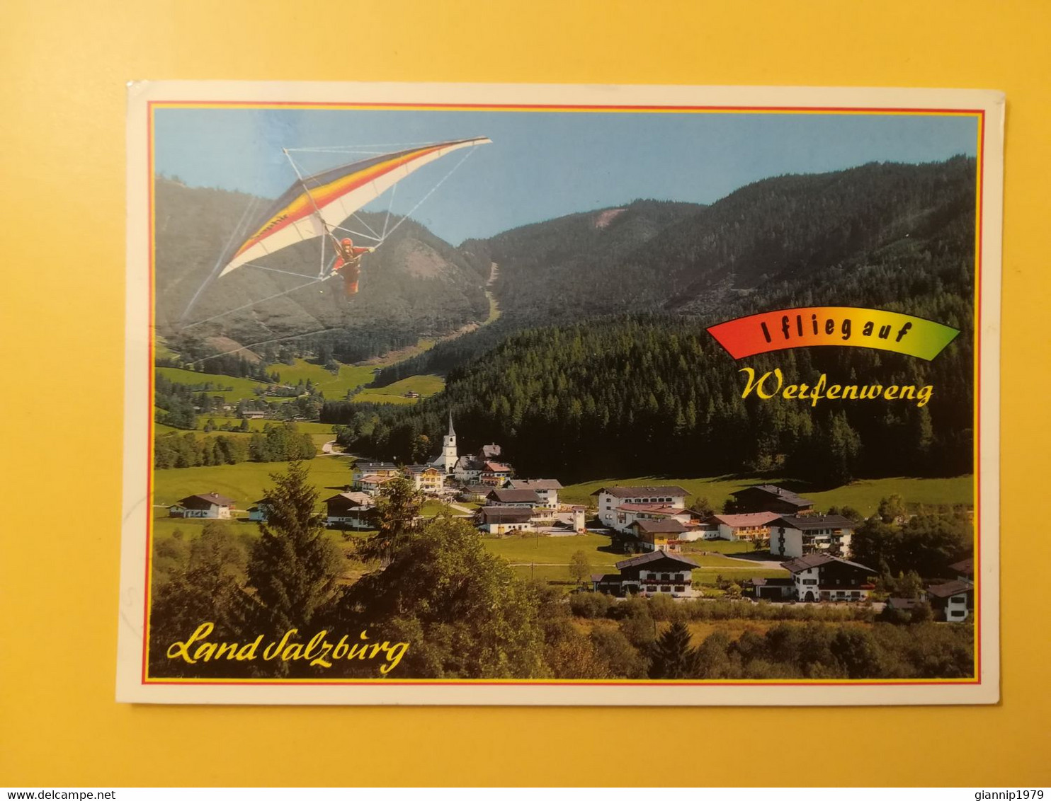 CARTOLINA POSTCARDS AUSTRIA OSTERREICH 1993 SALZBURG WERFENWENG  BOLLO MONASTERI ABBAZIE OBLITERE' - Werfen