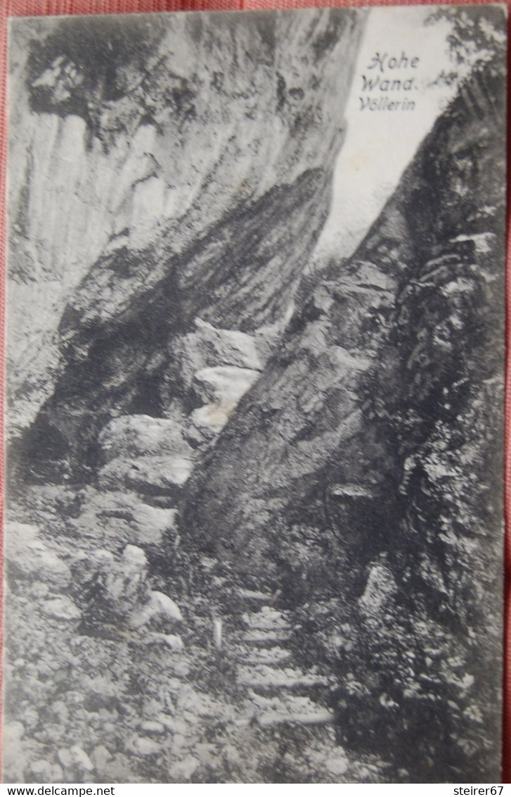 Hohe Wand. Völlerin 1919-20 - Schneeberggebiet