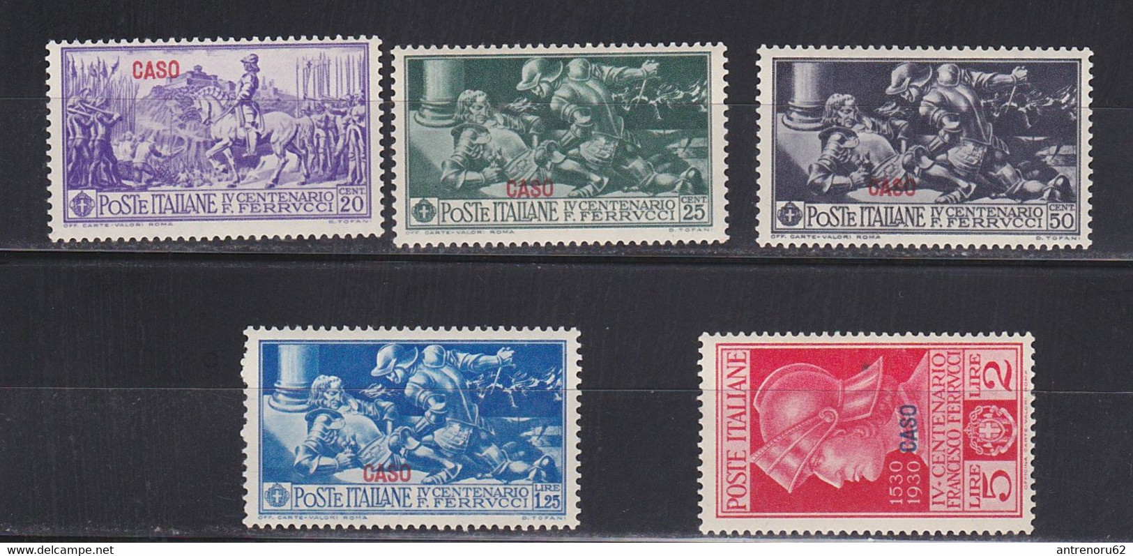 STAMPS-ITALY-1930-AEGEAN-CASO-UNUSED-ORIGINAL GUM-SEE-SCAN - Aegean (Caso)