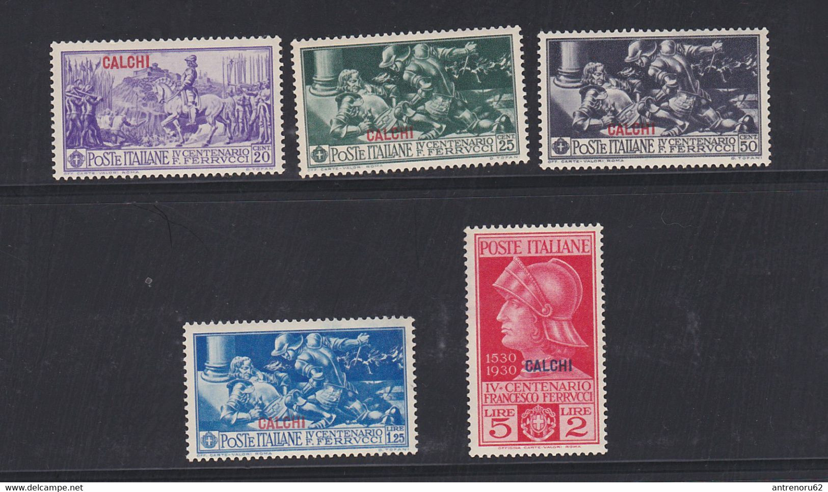 STAMPS-ITALY-1930-AEGEAN-CARCHI-UNUSED-ORIGINAL GUM-SEE-SCAN - Aegean (Carchi)