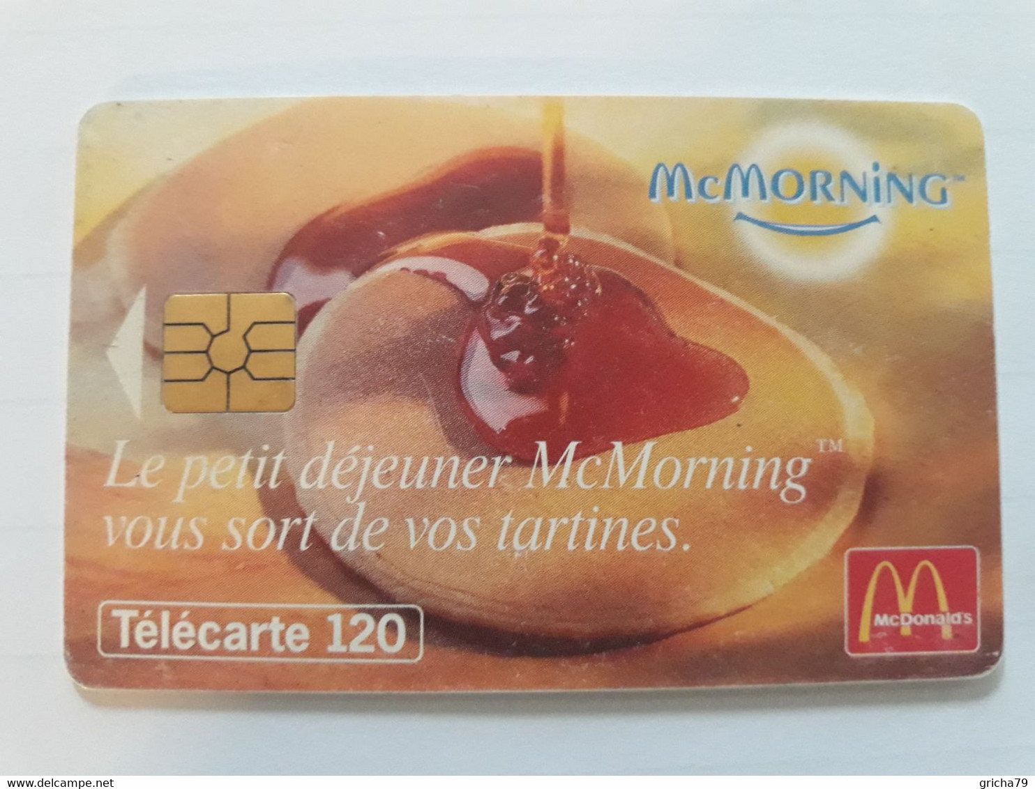 TELECARTE - ALIMENTATION - MC DONNALDS - LE PETIT DEJEUNER MC MORNING VOUS SORT DE VOS TARTINES - Levensmiddelen