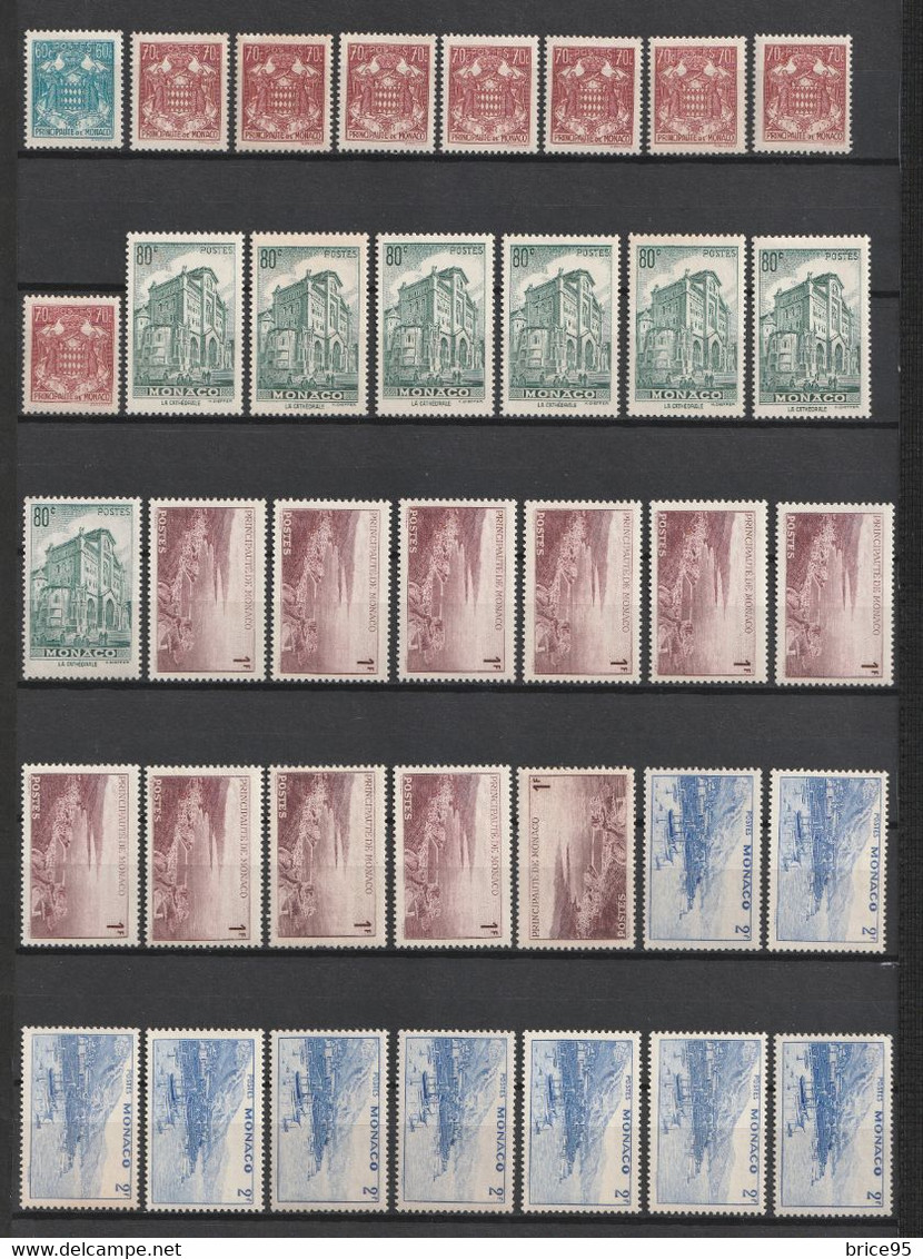 ⭐ Monaco - Lot De Timbres ⭐ - Collections, Lots & Series