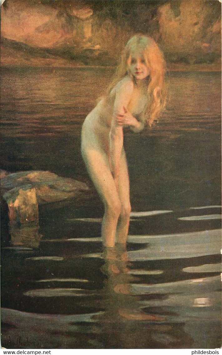 P. CHABAS  Au Crepuscule Jeune Fille Edition LAPINA - Musées