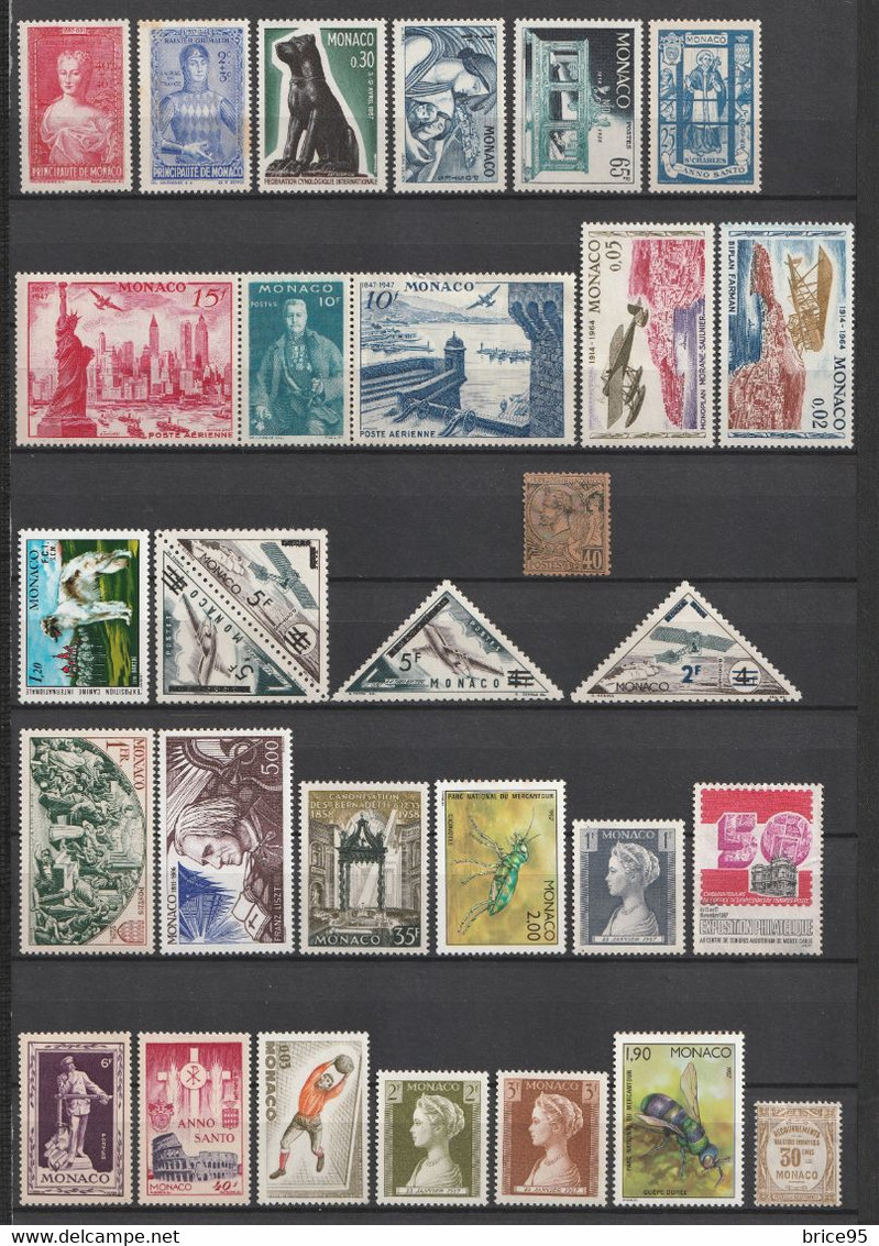 ⭐ Monaco - Lot De Timbres ⭐ - Verzamelingen & Reeksen