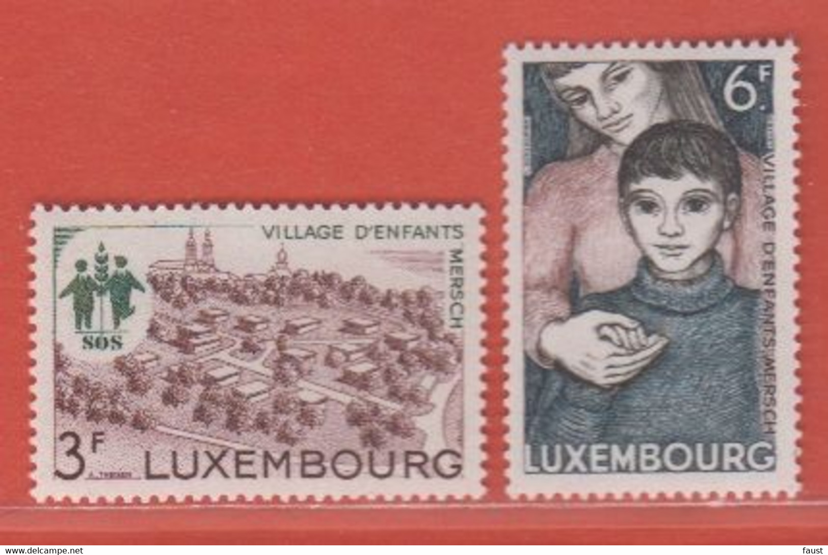 1968 ** Luxemburg (sans Charn., MNH, Postfrisch)  Yv  726/7	Mi  775/6 - Sonstige & Ohne Zuordnung