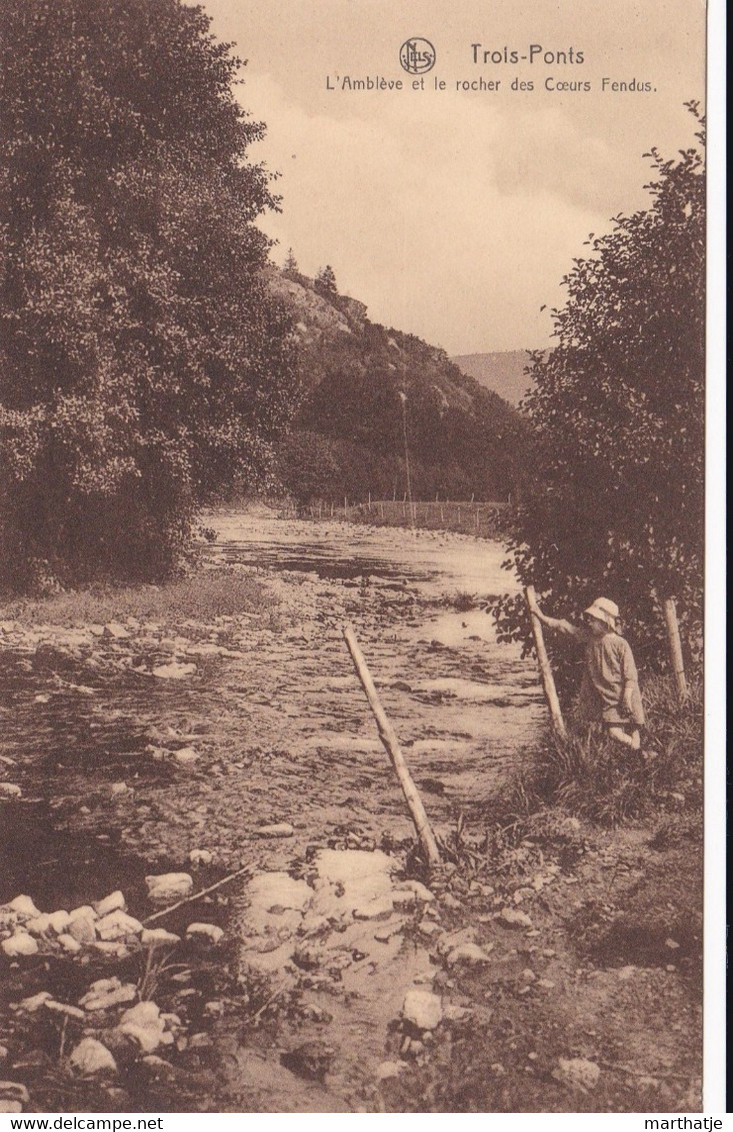 Trois-Ponts - L'Amblève Et Le Rocher Des Coeurs Fendus - Trois-Ponts