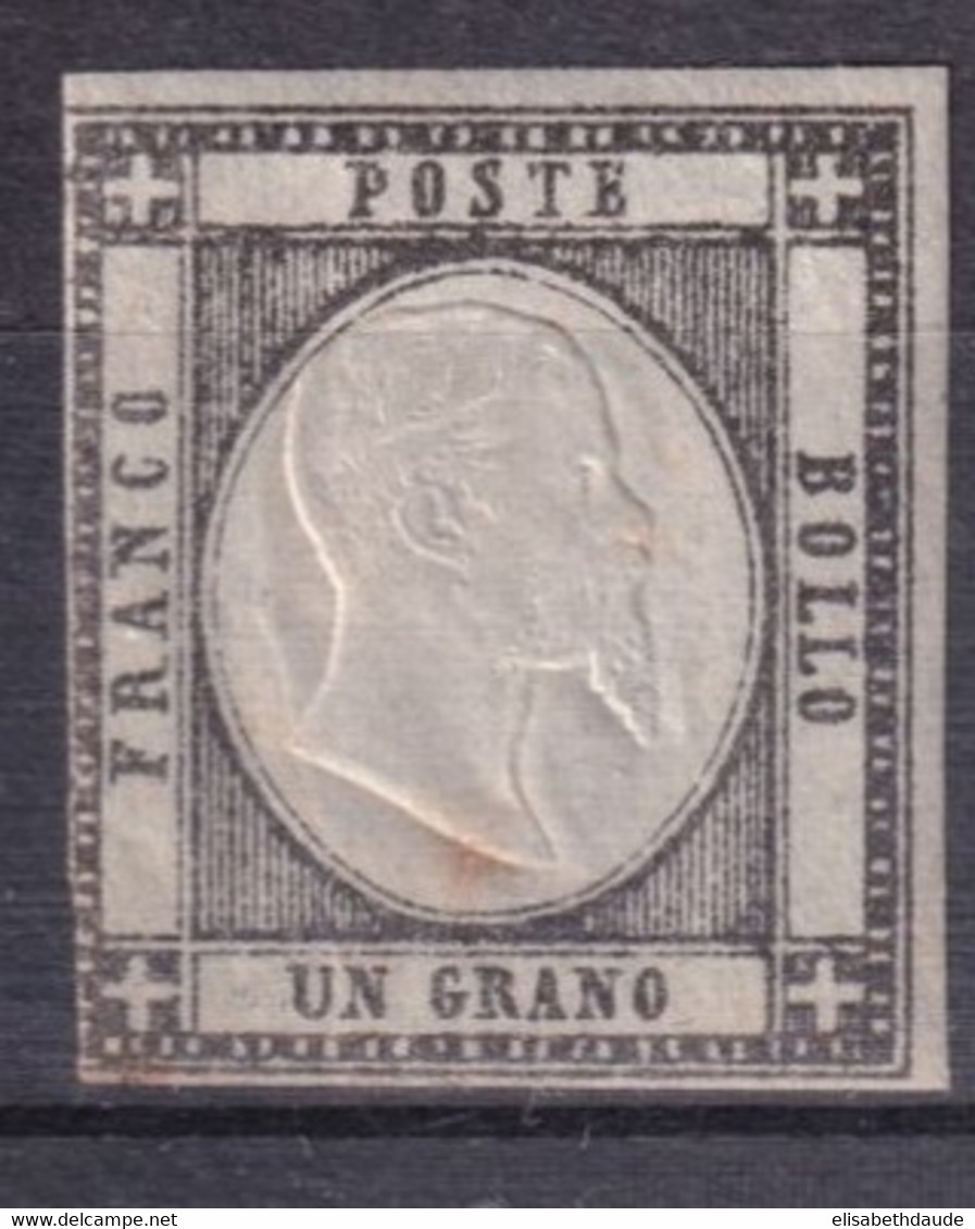 ITALIE / DEUX-SICILES - 1861 - YVERT N°12 (*) SANS GOMME - COTE = 200 EUR. - Naples