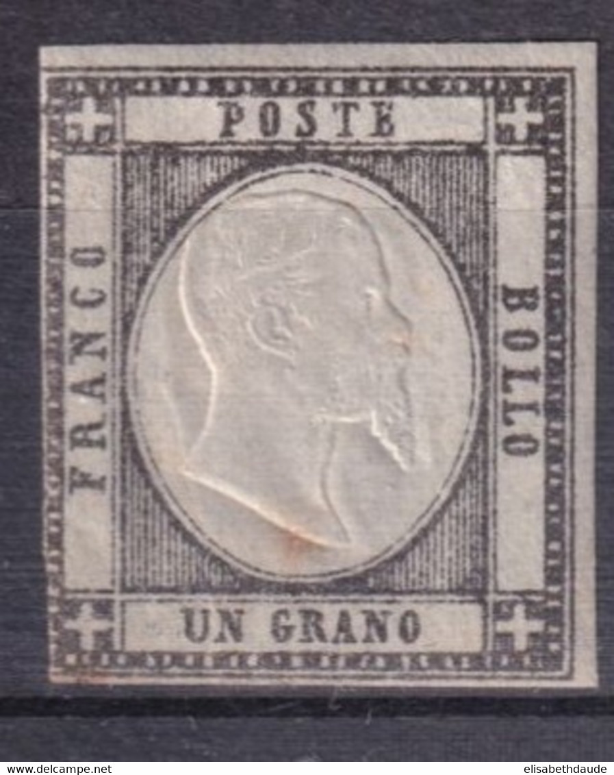 ITALIE / DEUX-SICILES - 1861 - YVERT N°12 (*) SANS GOMME - COTE = 200 EUR. - Neapel