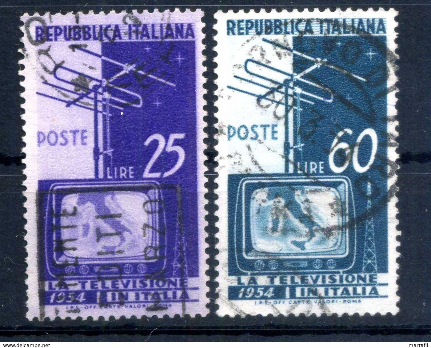 1954 REP. IT. SET USATO - 1946-60: Gebraucht