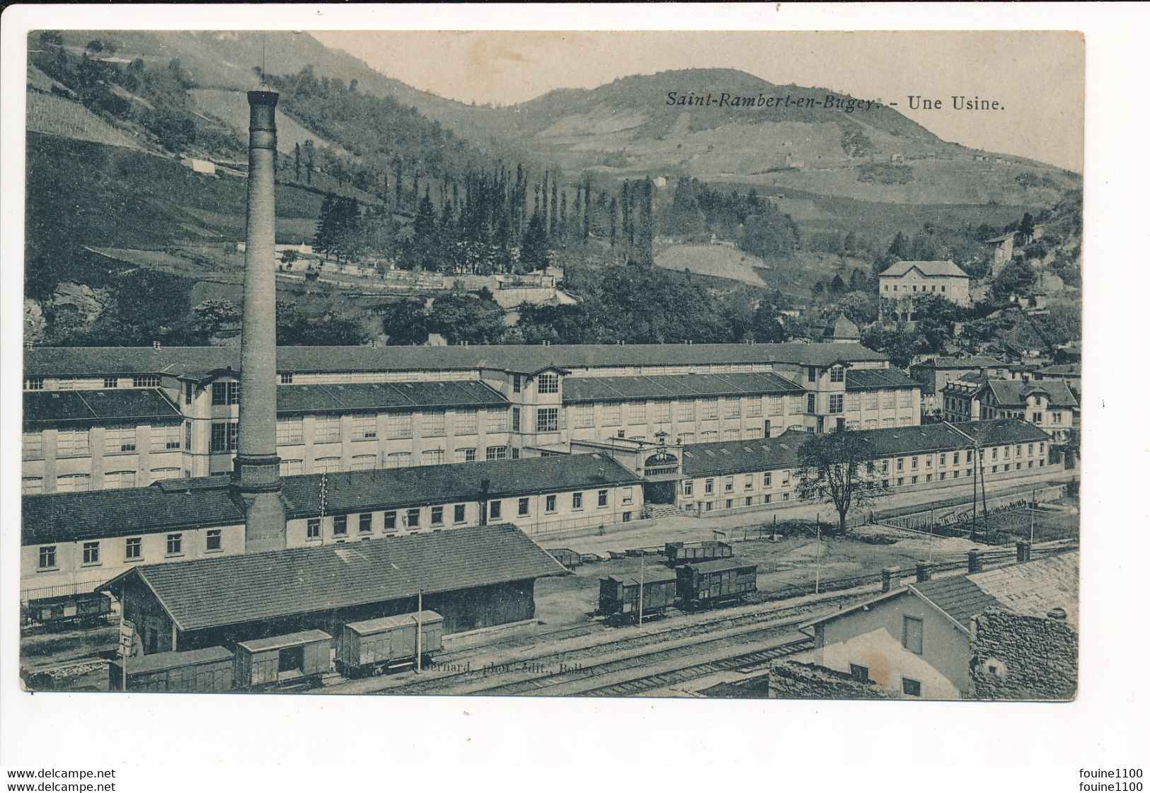 Carte De SAINT RAMBERT EN BUGEY Une Usine - Sin Clasificación