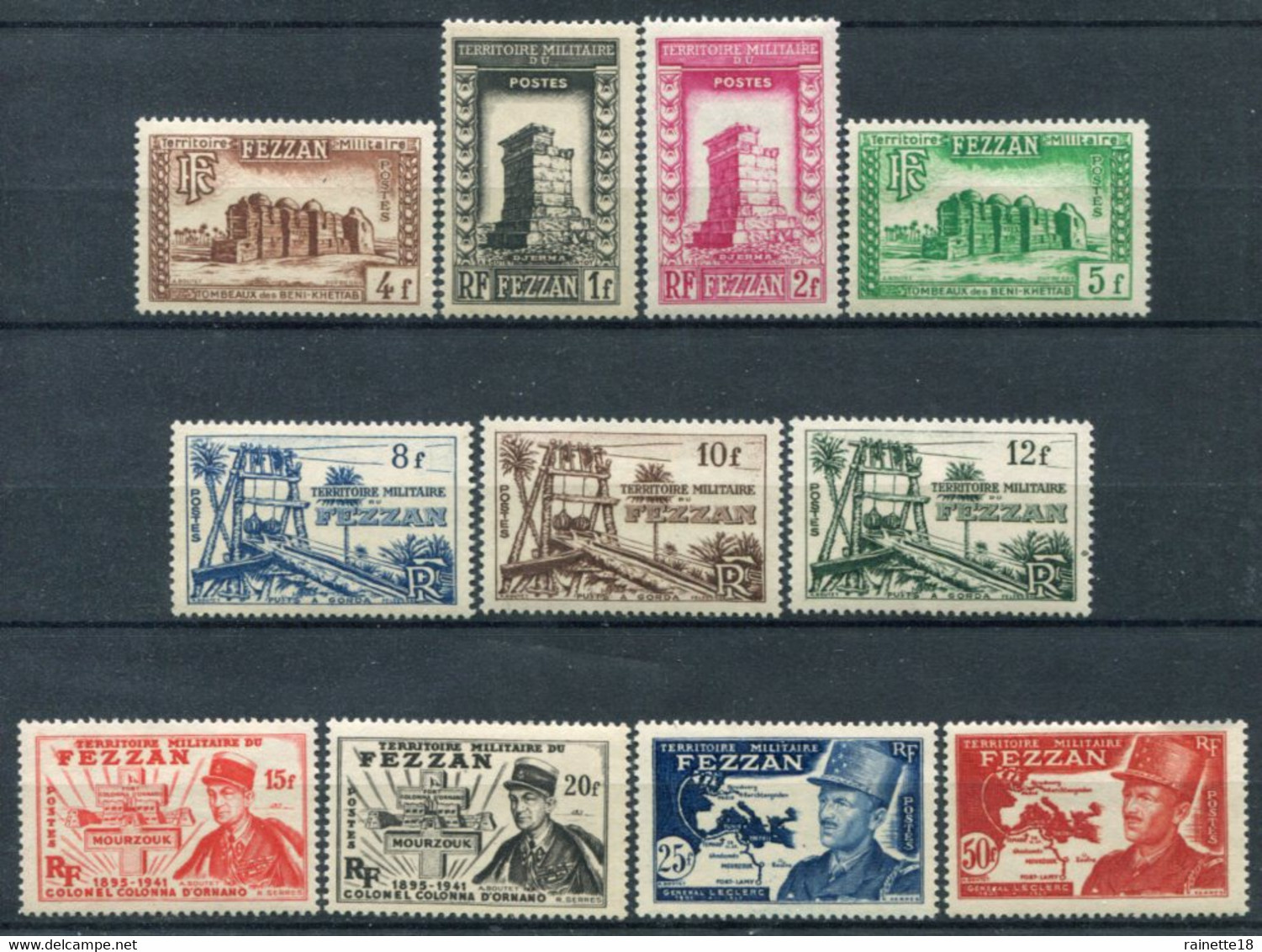 Fezzan        43/53  * - Unused Stamps