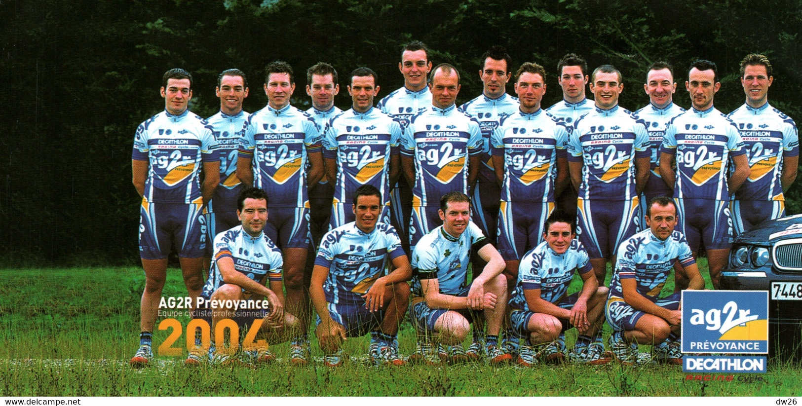Cyclisme - Equipe Cycliste Professionnelle AG2R Prévoyance 2004 - Publicité Décathlon - Sports