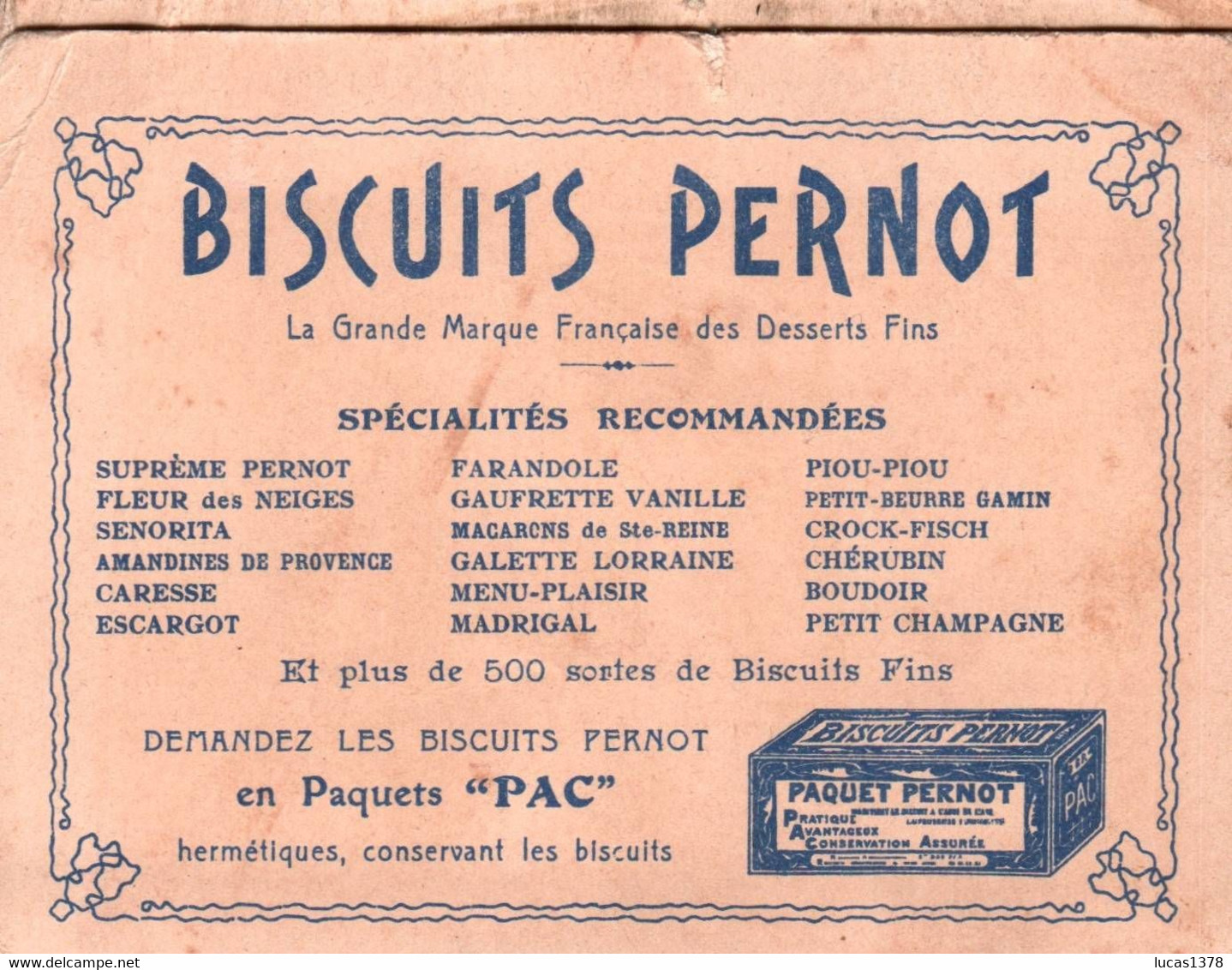 2 CHROMOS / COLLECTION DES BISCUITS "PERNOT" -  CHARGEZ !! / 5 ET 6 - Pernot