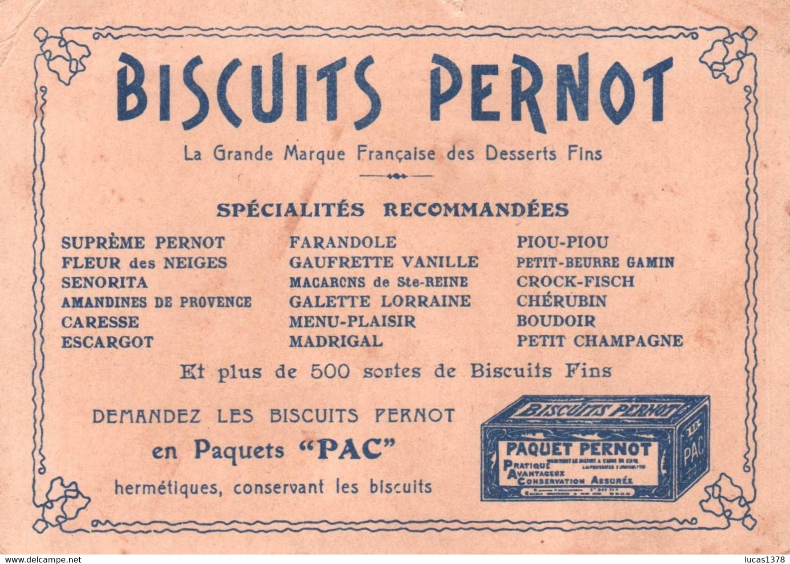 2 CHROMOS / COLLECTION DES BISCUITS "PERNOT" -  CHARGEZ !! / 5 ET 6 - Pernot