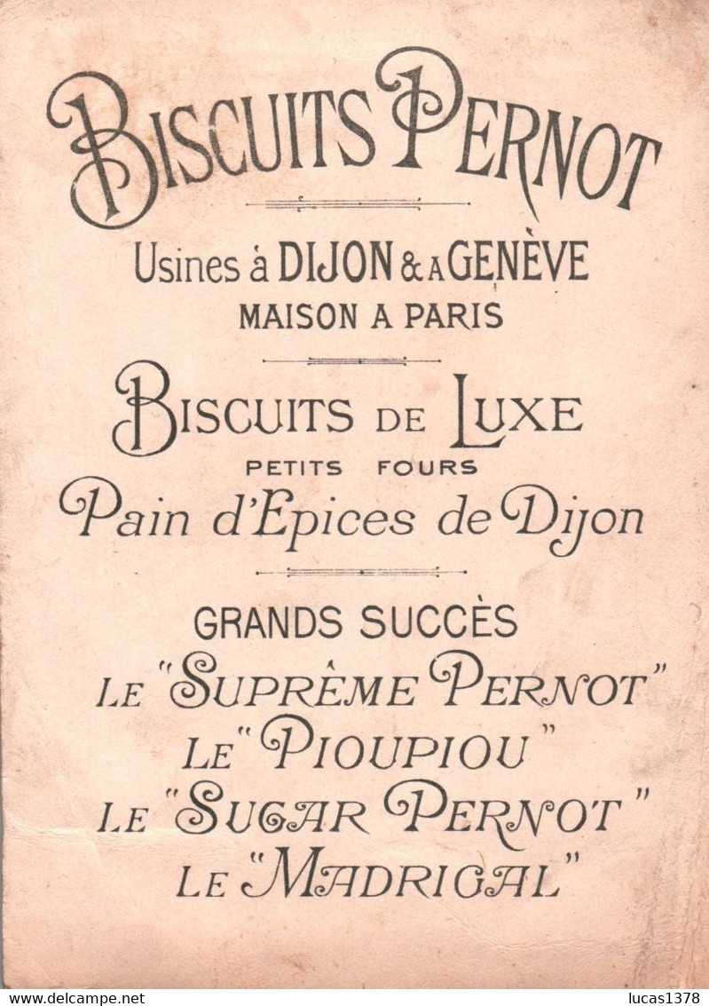 GRANDE CHROMO COURBE ROUZET / DIJON / BISCUITS PERNOT / ALSACIENNE - Pernot