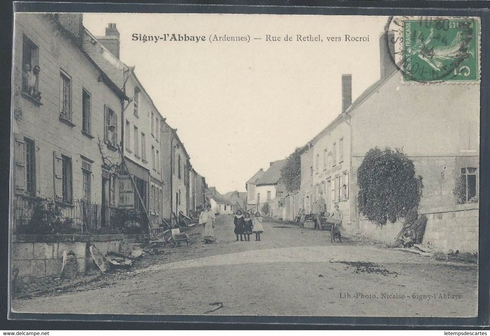 CPA 08 - Signy-l'Abbaye, Rue De Rethel Vers Rocroi - Other & Unclassified