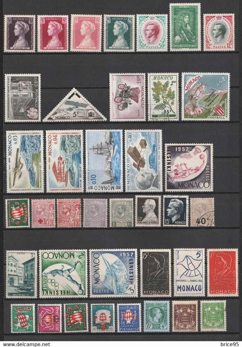 ⭐ Monaco - Lot De Timbres ⭐ - Lots & Serien