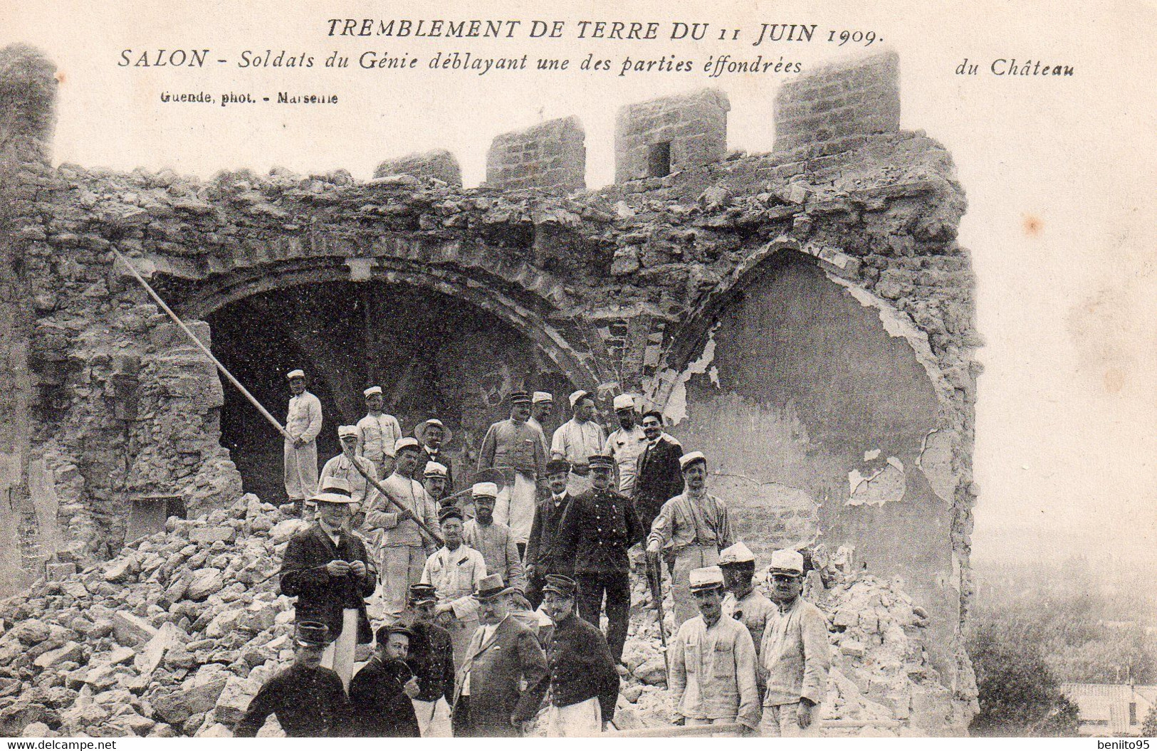 CPA De SALON De PROVENCE - Tremblement De Terre Du 11 Juin 1909. - Salon De Provence